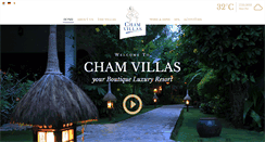 Desktop Screenshot of chamvillas.com